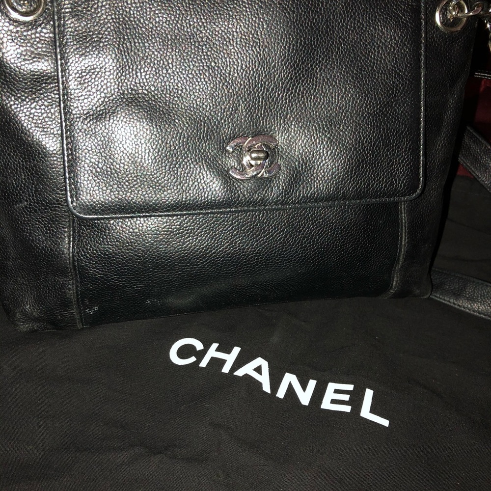 Chanel vantage back with silver hardware